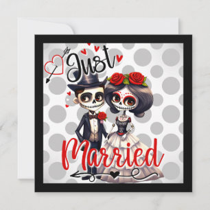 Cute Sugar Skull  Holiday Card