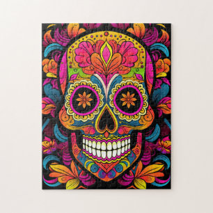 Cute Sugar Skull Jigsaw Puzzle