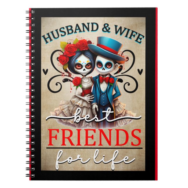 Cute Sugar Skull  Notebook (Front)