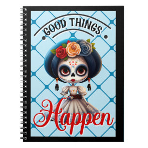 Cute Sugar Skull Notebook