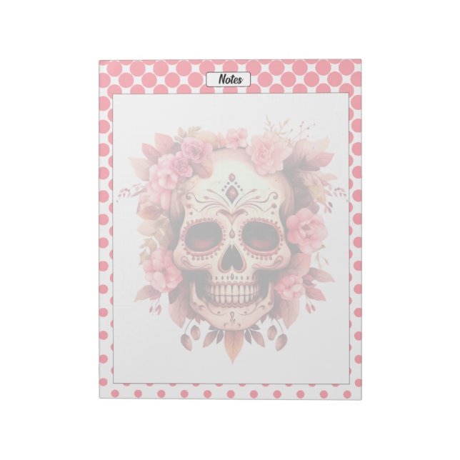 Cute Sugar Skull Notes (Rotated)