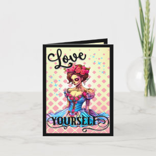 Cute Sugar Skull  Thank You Card