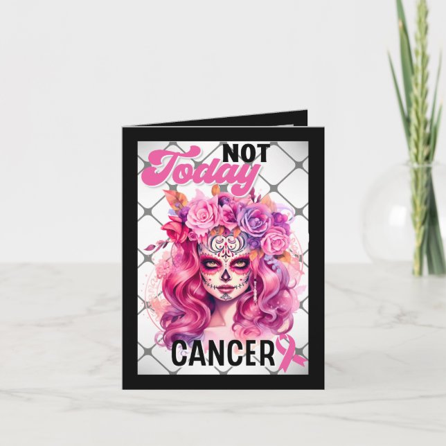 Cute Sugar Skull  Thank You Card (Front)