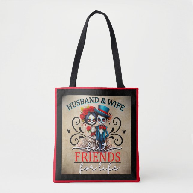 Cute Sugar Skull  Tote Bag (Front)