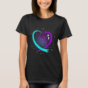 Cute Suicide Awareness Heart Happy Support Graphic T-Shirt
