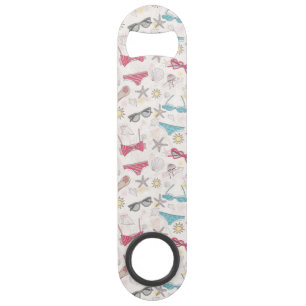 Cute Summer Abstract Pattern Bar Key