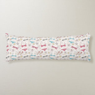 Cute Summer Abstract Pattern Body Pillow