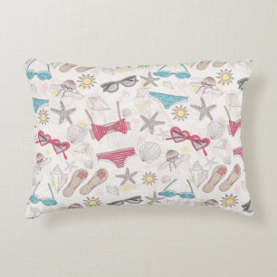 Cute Summer Abstract Pattern Decorative Pillow