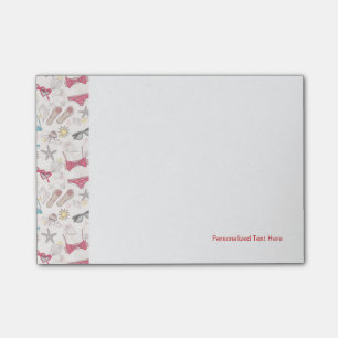 Cute Summer Abstract Pattern Post-it Notes