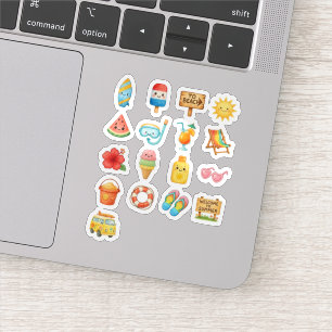 Cute Summer Beach Fun Illustration Collection