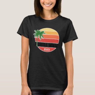 Cute Summer Beach Vacation Tees Florida Miami Bea