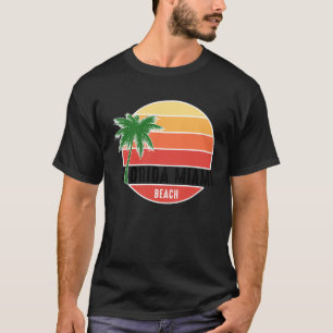 Cute Summer Beach Vacation Tees Florida Miami Bea