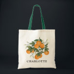 Cute Summer Botanical Citrus Oranges Wedding Favou Tote Bag<br><div class="desc">Citrus themed tote bag featuring beautiful hand-painted oranges and fresh greenery</div>