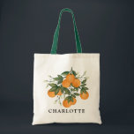 Cute Summer Botanical Citrus Oranges Wedding Favou Tote Bag<br><div class="desc">Citrus themed tote bag featuring beautiful hand-painted oranges and fresh greenery</div>