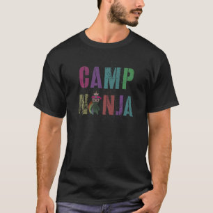 Cute Summer Camp Ninja Counsellor Team Instructor T-Shirt