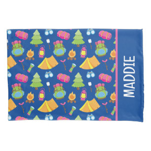Cute Summer Camp Pattern Pillowcase