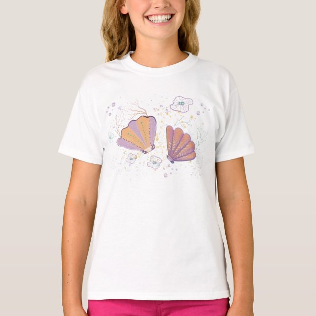  cute summer character T-Shirt (Front)