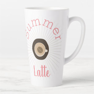 Cute Summer Coffee Cup and Bean