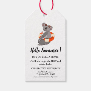Cute Summer Real Estate Pop By Gift Tags