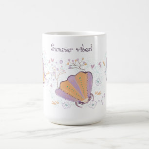 cute summer shell coffee mug