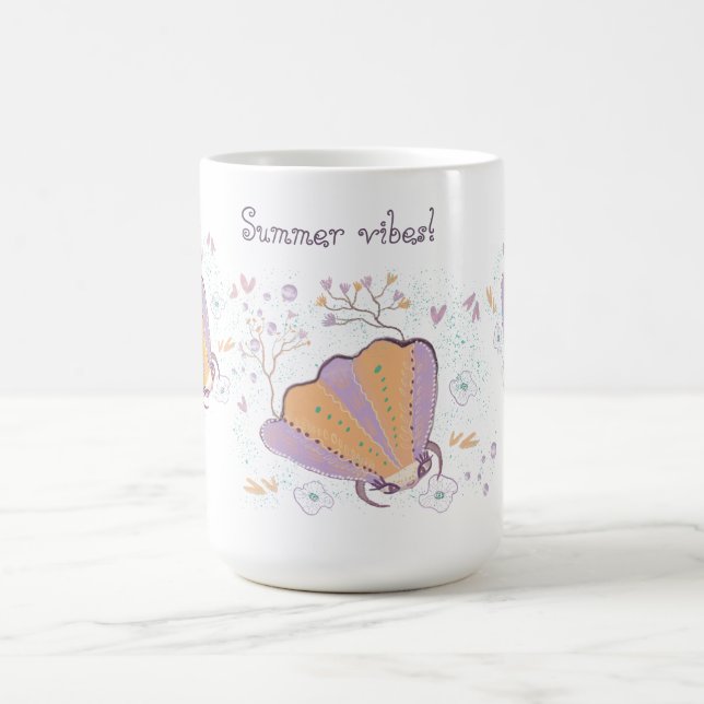   cute summer shell   coffee mug (Center)