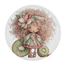 CUTE SUMMER THEMED GIRL WITH KIWIS