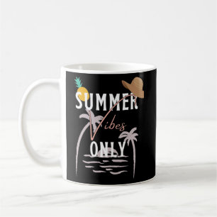 Cute Summer Vibes Only Beach Coffee Mug