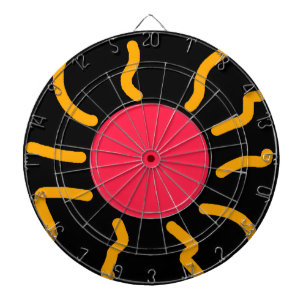 Cute sun dartboard