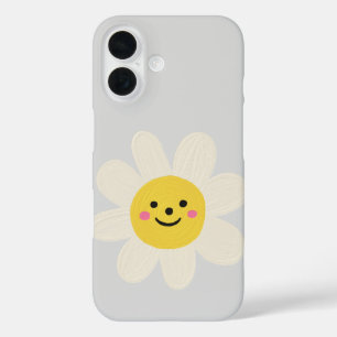 Cute Sun Emoji Phone Case – Aesthetic Yellow Desig