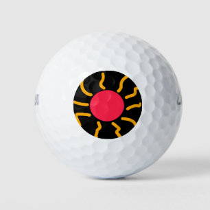 Cute sun golf balls
