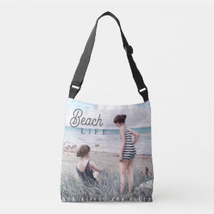 Cute Sun-Kissed and Salty Beach Life Crossbody Bag