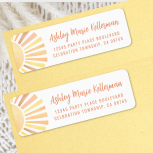 Cute Sun Return Address