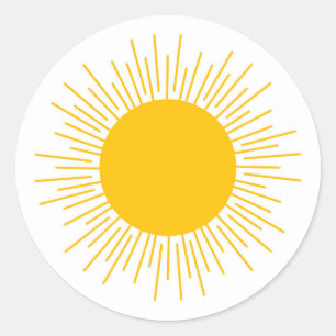 Cute sun Sticker