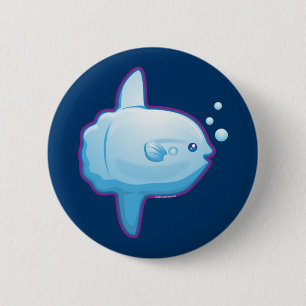 Cute Sunfish 2 Inch Round Button