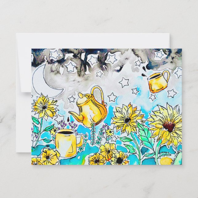 Cute Sunflower Card (Front)