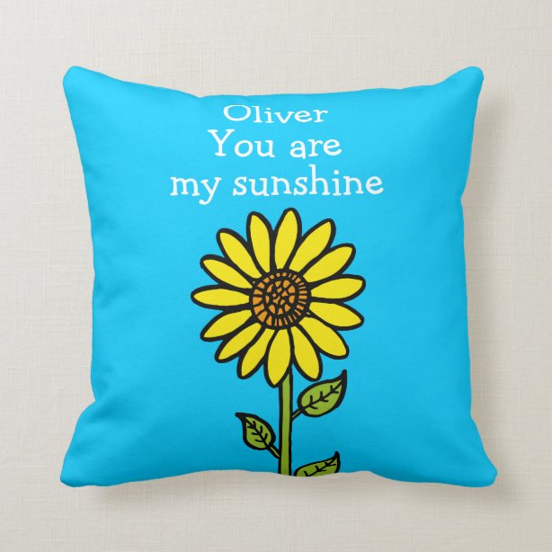 Sunshine Sunflowers Pillows & Cushions Zazzle CA