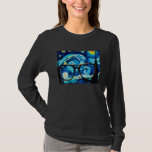 Cute Sunglasses Optometrist Art Van Gogh Optician T-Shirt<br><div class="desc">Cute Sunglasses Optometrist Art Van Gogh Optician</div>