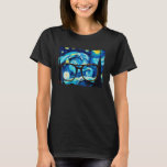 Cute Sunglasses Optometrist Art Van Gogh Optician T-Shirt<br><div class="desc">Cute Sunglasses Optometrist Art Van Gogh Optician</div>