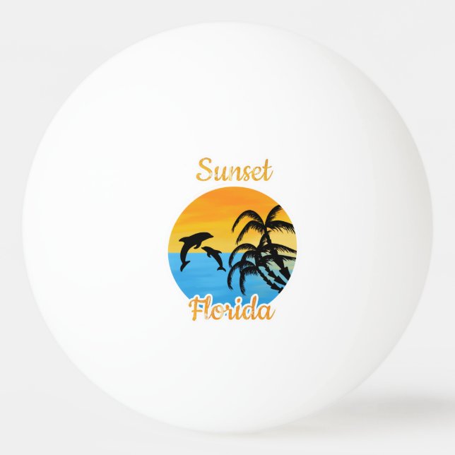 Cute Sunset in Florida  Ping Pong Ball (Front)