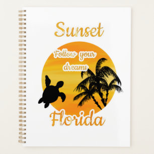 Cute Sunset in Florida Planner