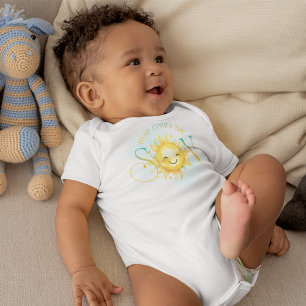 Cute Sunshine Here Comes the Son Baby Boy Bodysuit