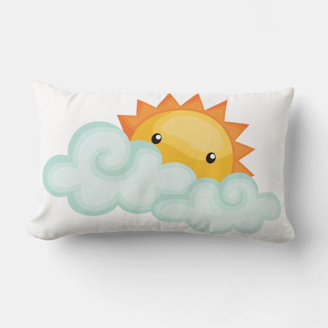 Cute Sunshine Lancer Lumbar Coussin 13" x 21" (Recto)