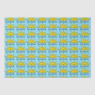 Cute sunshine pattern tissue paper