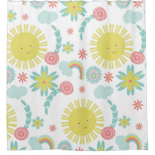 Cute Sunshine Rainbow Floral Summer 