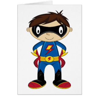 Cute Superhero Boy
