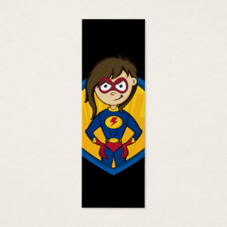 Cute Superhero Girl Bookmark