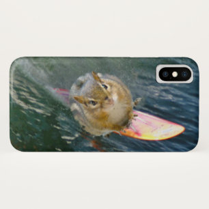 Cute Surfing Chipmunk Case-Mate iPhone Case