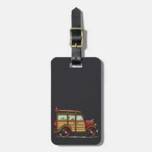 Cute Surfing Woody Luggage Tag