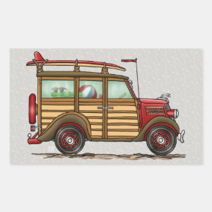 Cute Surfing Woody Sticker