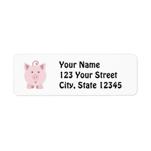 Cute Surprised Pig